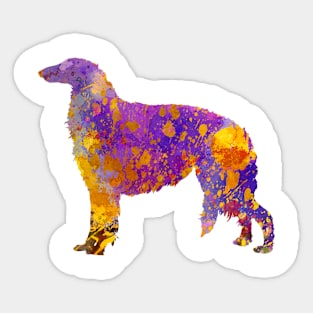 Borzoi in watercolor Sticker